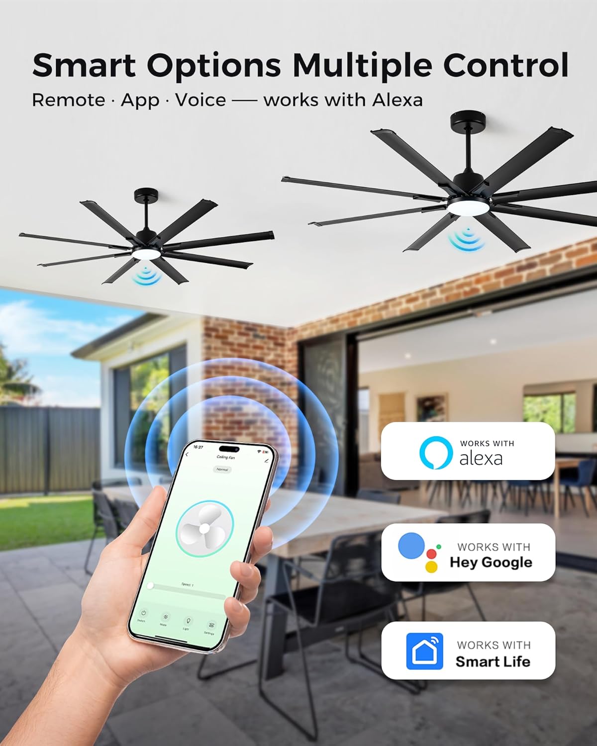 ECOiTEL 72 inch smart ceiling fan,ECOiTEL fan worth buying,72 inch smart fan pros cons,ECOITEL vs other smart fans,should I buy ECOiTEL ceiling fan,best smart ceiling fan for patio unboxing and complete package contents