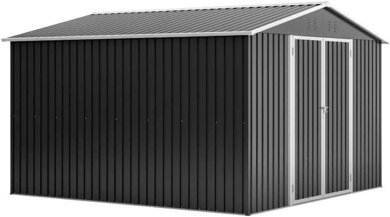 Reviews - Elountik 10x10 Metal Shed Worth It? Honest Pros & Cons Image 1 of Elountik 10x10 metal shed worth it