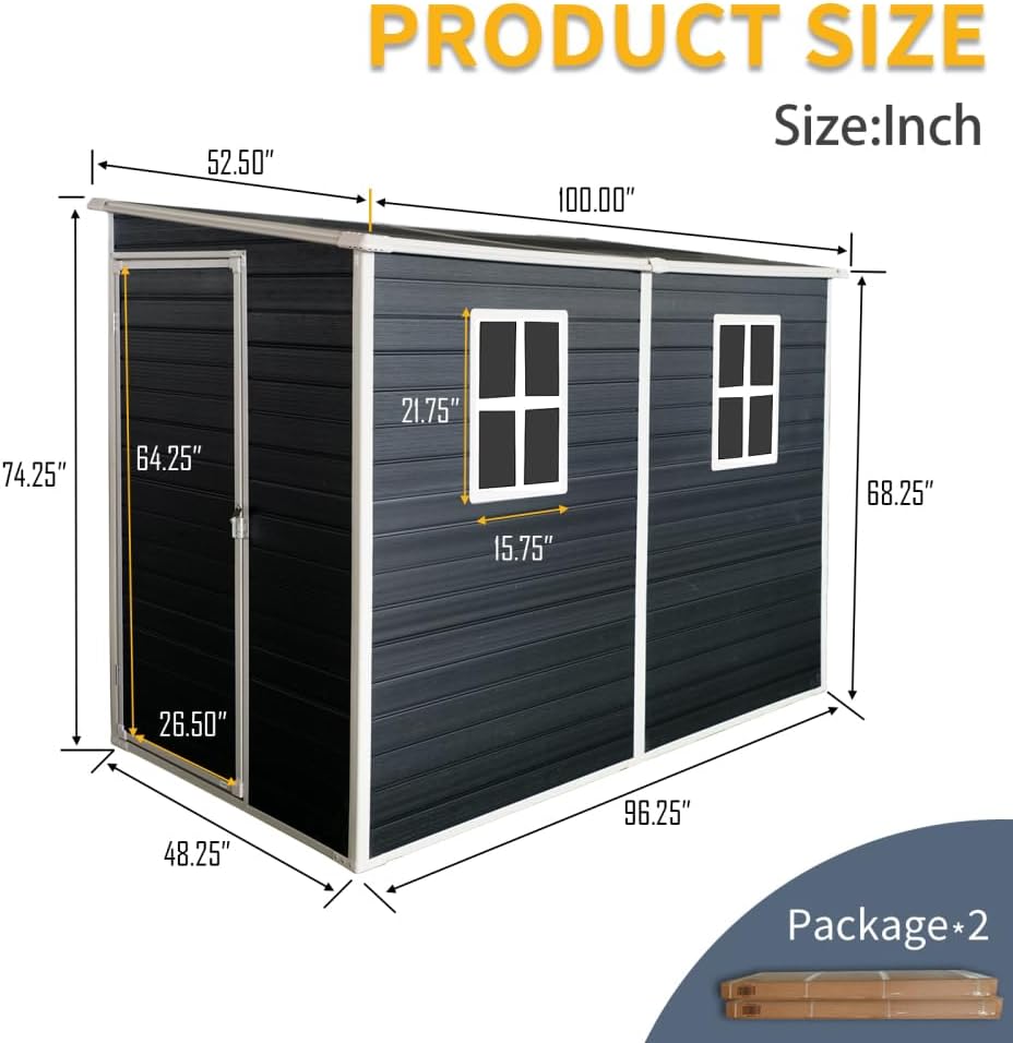Elountik 8x4 resin shed worth it,should I buy the Elountik shed,Elountik shed pros cons,best 8x4 outdoor storage shed,Elountik vs other resin sheds,8x4 shed worth buying performance testing and real-world results