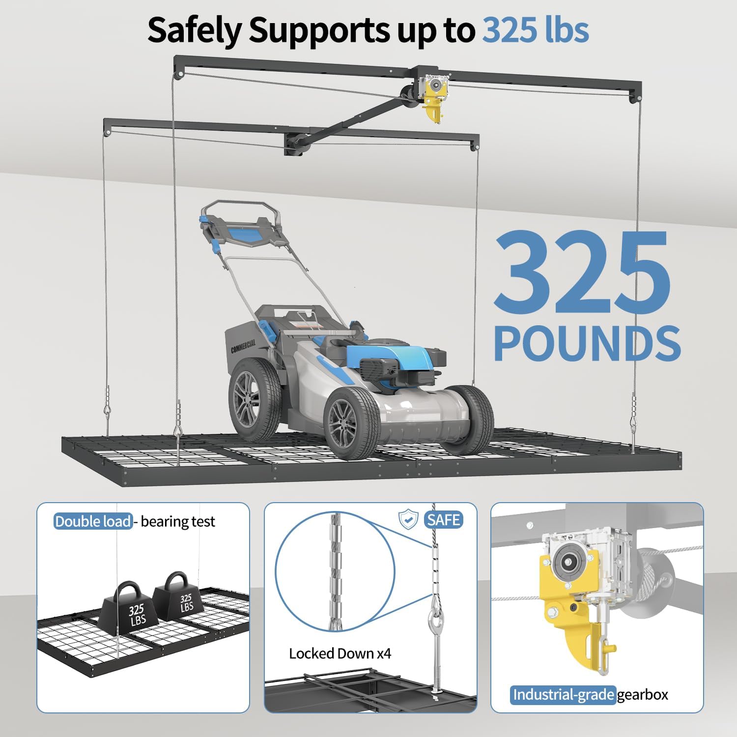 FERO overhead garage storage rack worth it,should I buy FERO garage storage rack,FERO garage lift system pros cons,best overhead garage storage racks,FERO vs other garage ceiling racks,FERO 325 lb capacity honest performance testing and real-world results