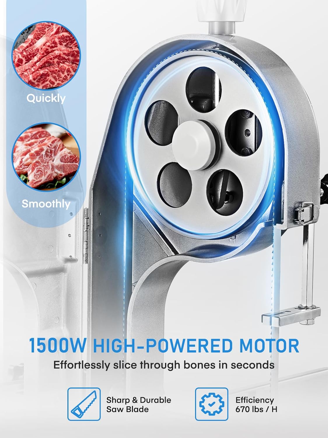 Step-by-step guide for FOHERE commercial meat band saw,FOHERE meat band saw worth buying,commercial meat band saw pros cons,FOHERE 1500W band saw vs alternatives,best commercial meat cutting band saw,should I buy a FOHERE meat saw - complete tutorial