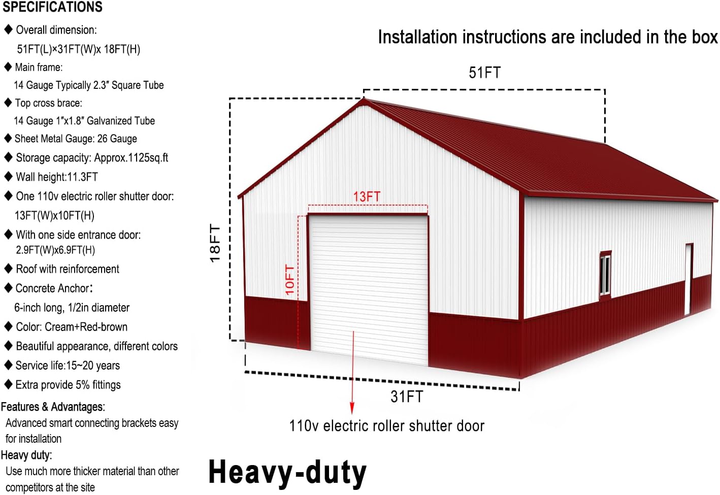 FammyLoft metal garage shed worth it,should I buy a FammyLoft metal shed,FammyLoft metal barn pros cons,best metal storage garage,large metal shed worth buying,FammyLoft vs other metal garages unboxing and complete package contents