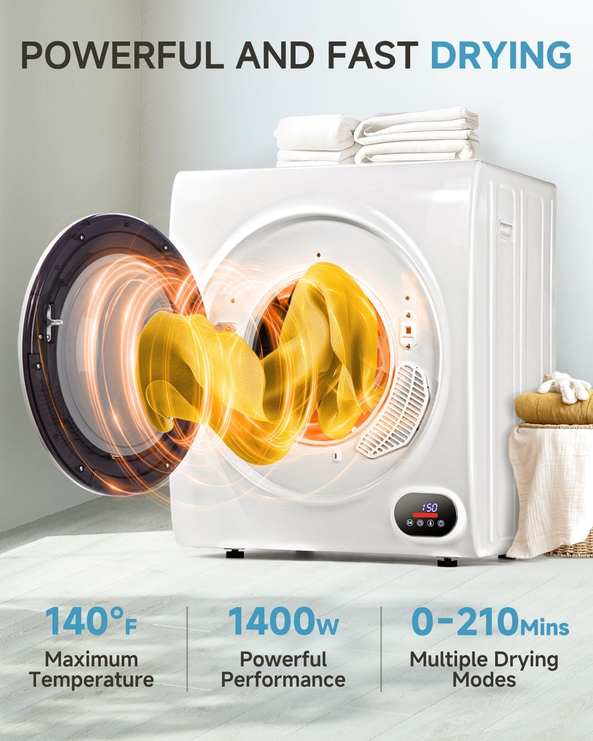 Feelfunn portable dryer worth it,should I buy a Feelfunn dryer,Feelfunn dryer pros cons,best portable dryer for apartments,compact dryer worth buying,Feelfunn vs other portable dryers unboxing and complete package contents