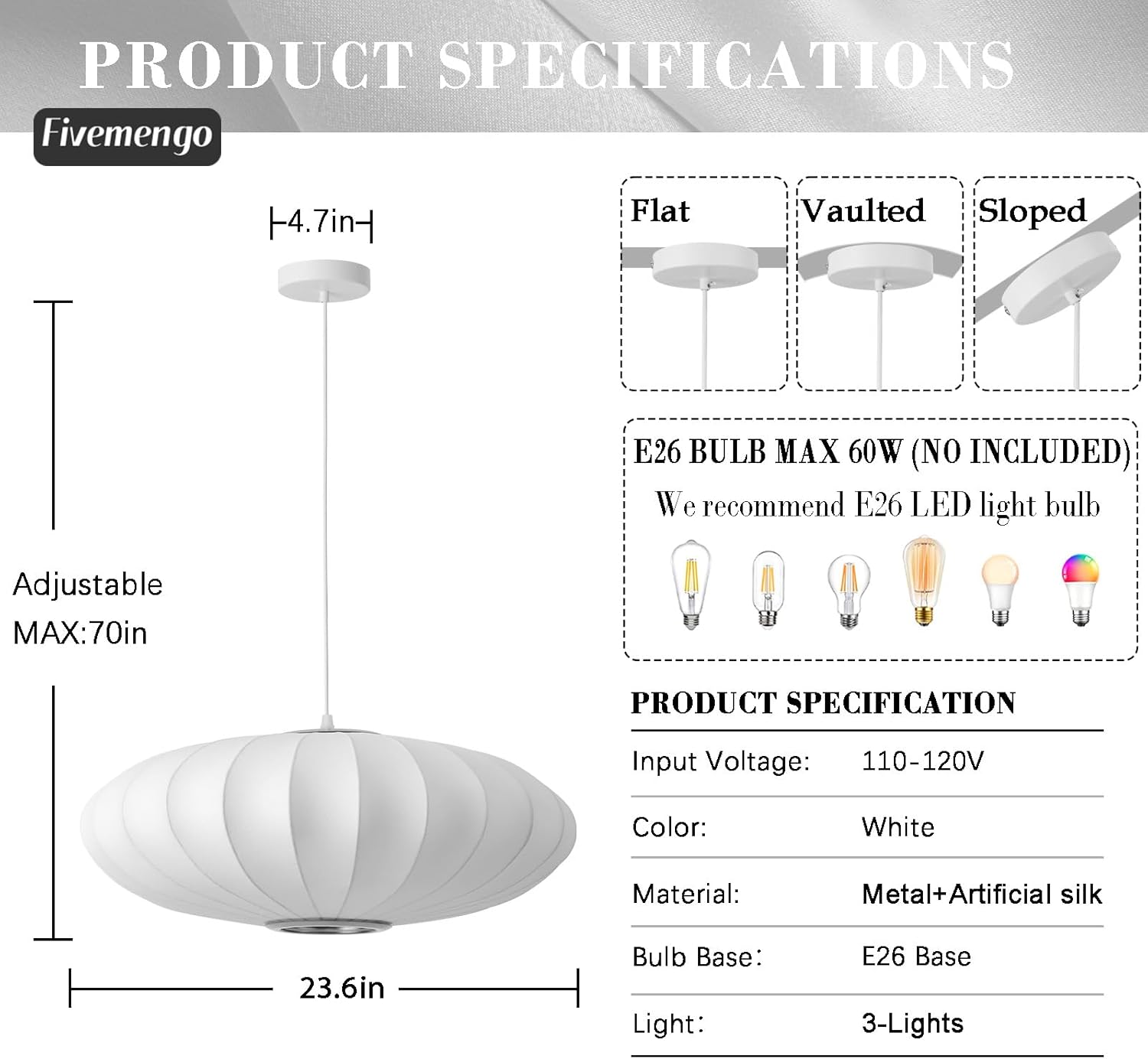 Fivemengo bubble pendant light worth it,should I buy Fivemengo pendant light,Fivemengo vs other pendant lights,Fivemengo bubble light pros cons,best large white pendant light,Fivemengo 23.6 inch worth buying performance testing and real-world results