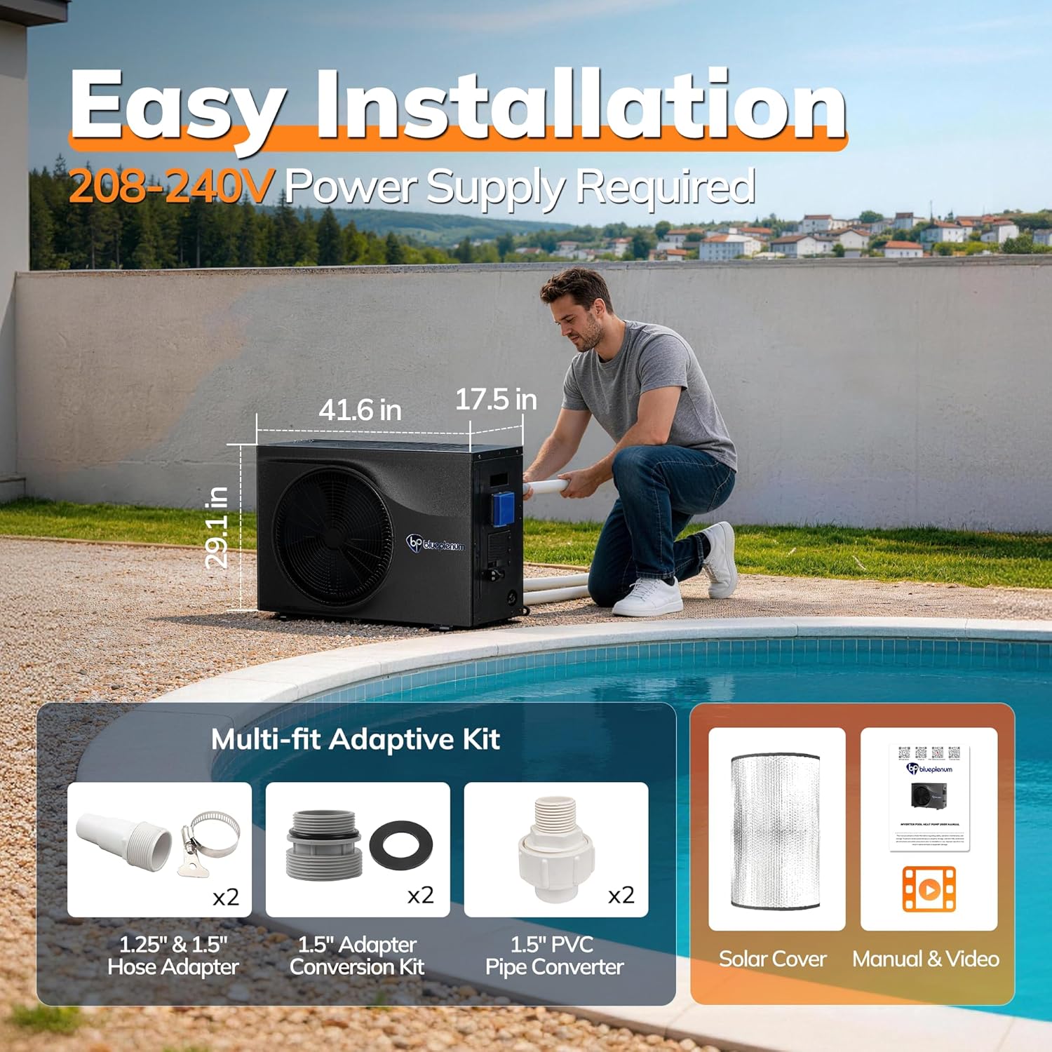 FlowMax80 pool heat pump worth it,FlowMax80 pros and cons,FlowMax80 vs other pool heaters,should I buy the FlowMax80,best 80k BTU pool heat pump,BluePlenum FlowMax80 honest performance testing and real-world results
