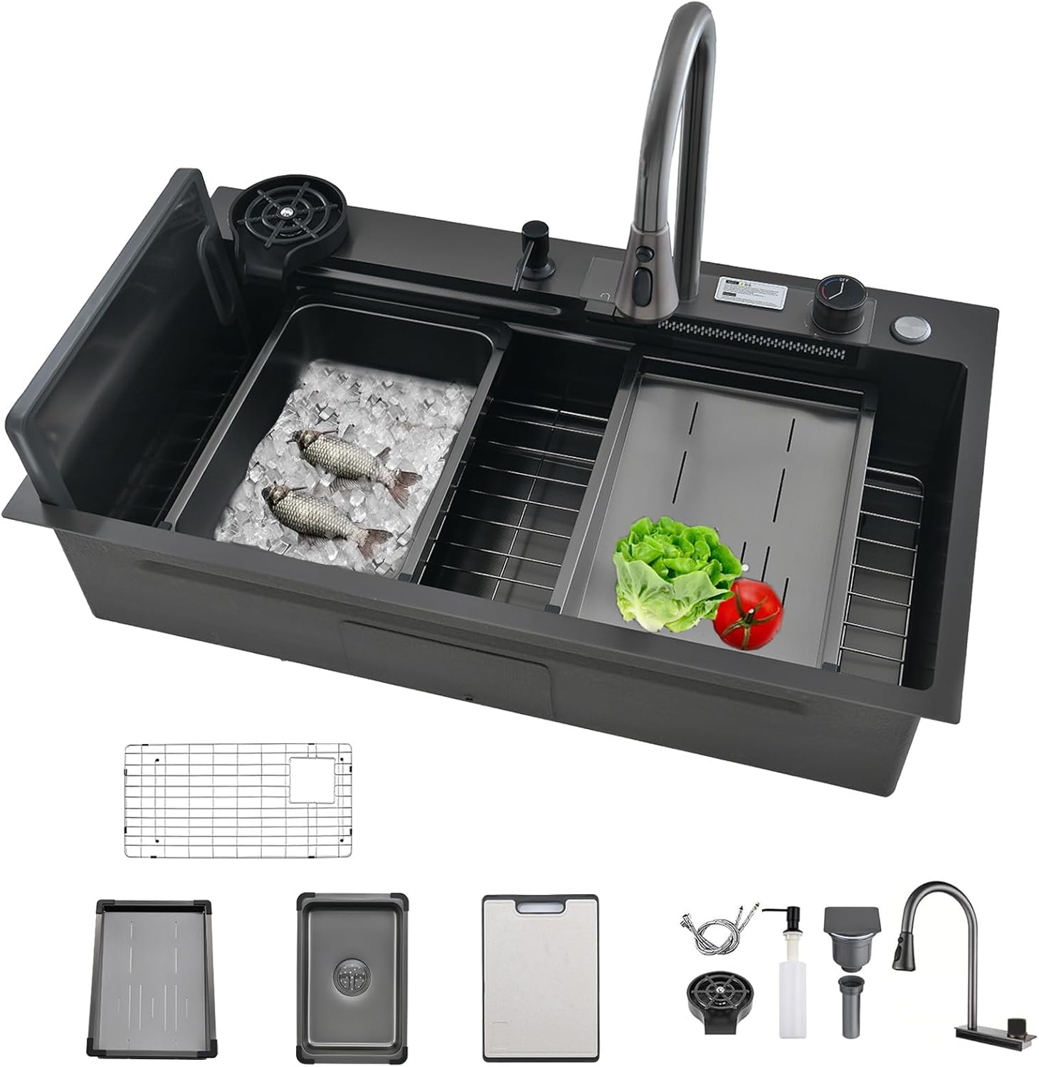 Fonsrito waterfall sink worth it,should I buy a Fonsrito sink,Fonsrito vs other workstation sinks,Fonsrito sink pros and cons,best multifunctional kitchen sink,is the Fonsrito sink good quality - detailed features and technical specifications