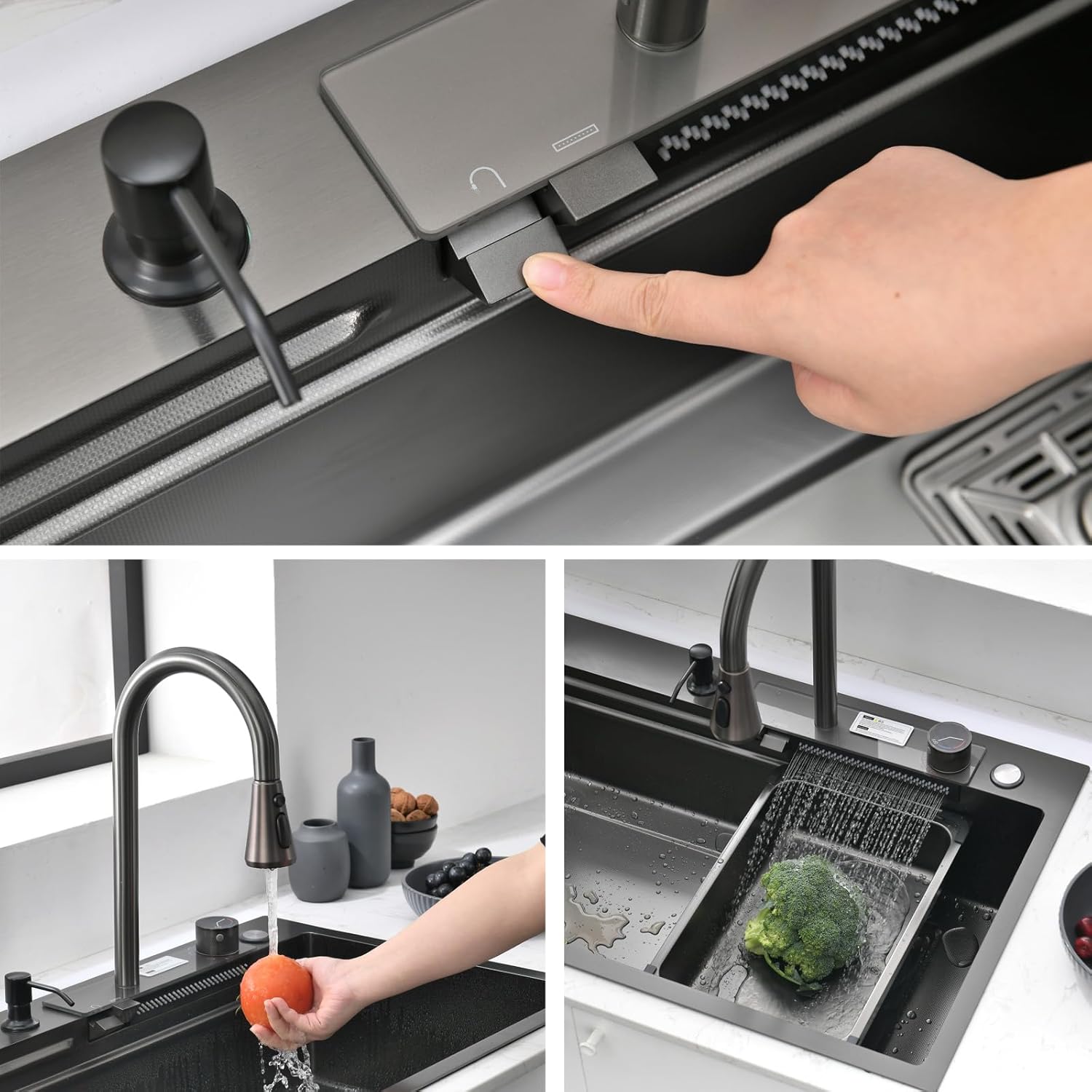 Fonsrito waterfall sink worth it,should I buy a Fonsrito sink,Fonsrito vs other workstation sinks,Fonsrito sink pros and cons,best multifunctional kitchen sink,is the Fonsrito sink good quality performance testing and real-world results