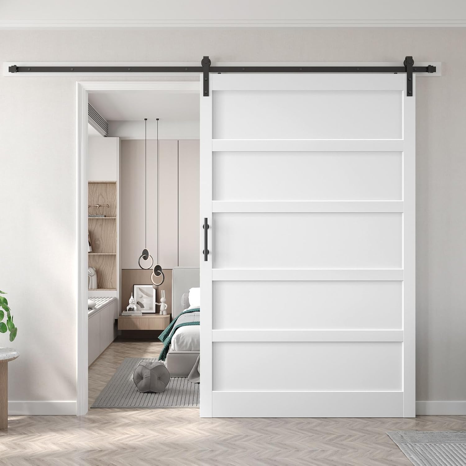 Fredbeck 60x84 barn door worth it,should I buy Fredbeck barn door,Fredbeck barn door pros cons,Fredbeck vs other barn doors,Fredbeck barn door hardware quality,best barn door kit with hardware - detailed features and technical specifications