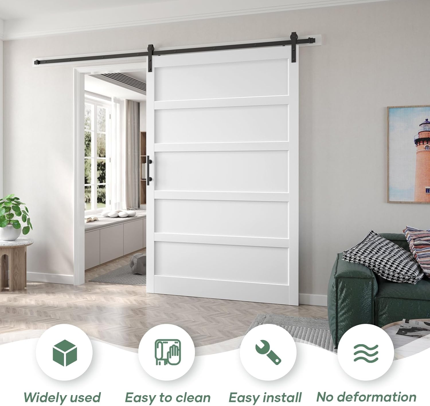 Fredbeck 60x84 barn door worth it,should I buy Fredbeck barn door,Fredbeck barn door pros cons,Fredbeck vs other barn doors,Fredbeck barn door hardware quality,best barn door kit with hardware unboxing and complete package contents