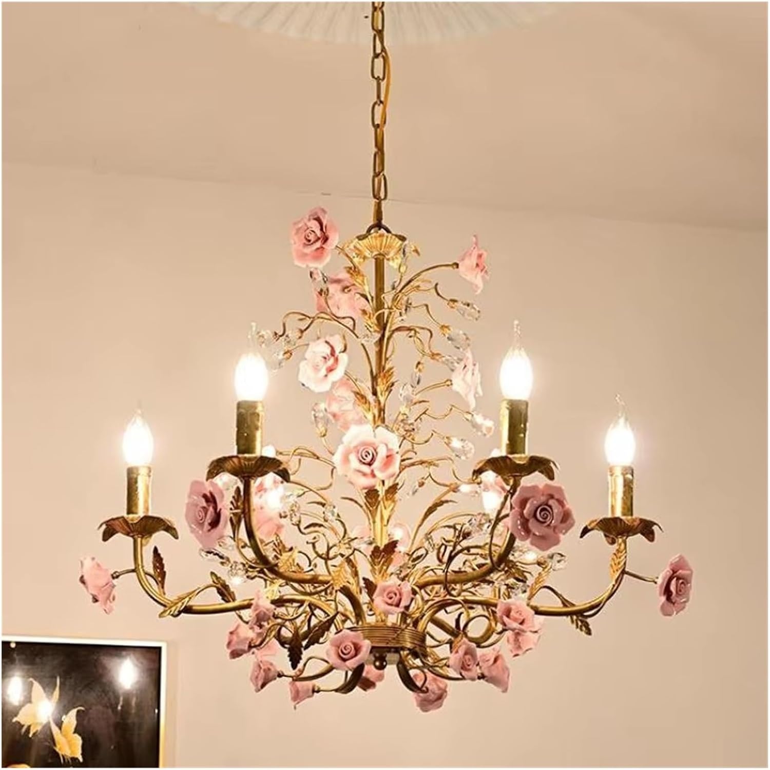 French garden rose chandelier worth it,should I buy French garden rose chandelier,French garden rose chandelier pros cons,French garden rose chandelier vs alternatives,best floral pendant light,French garden rose chandelier honest unboxing and complete package contents