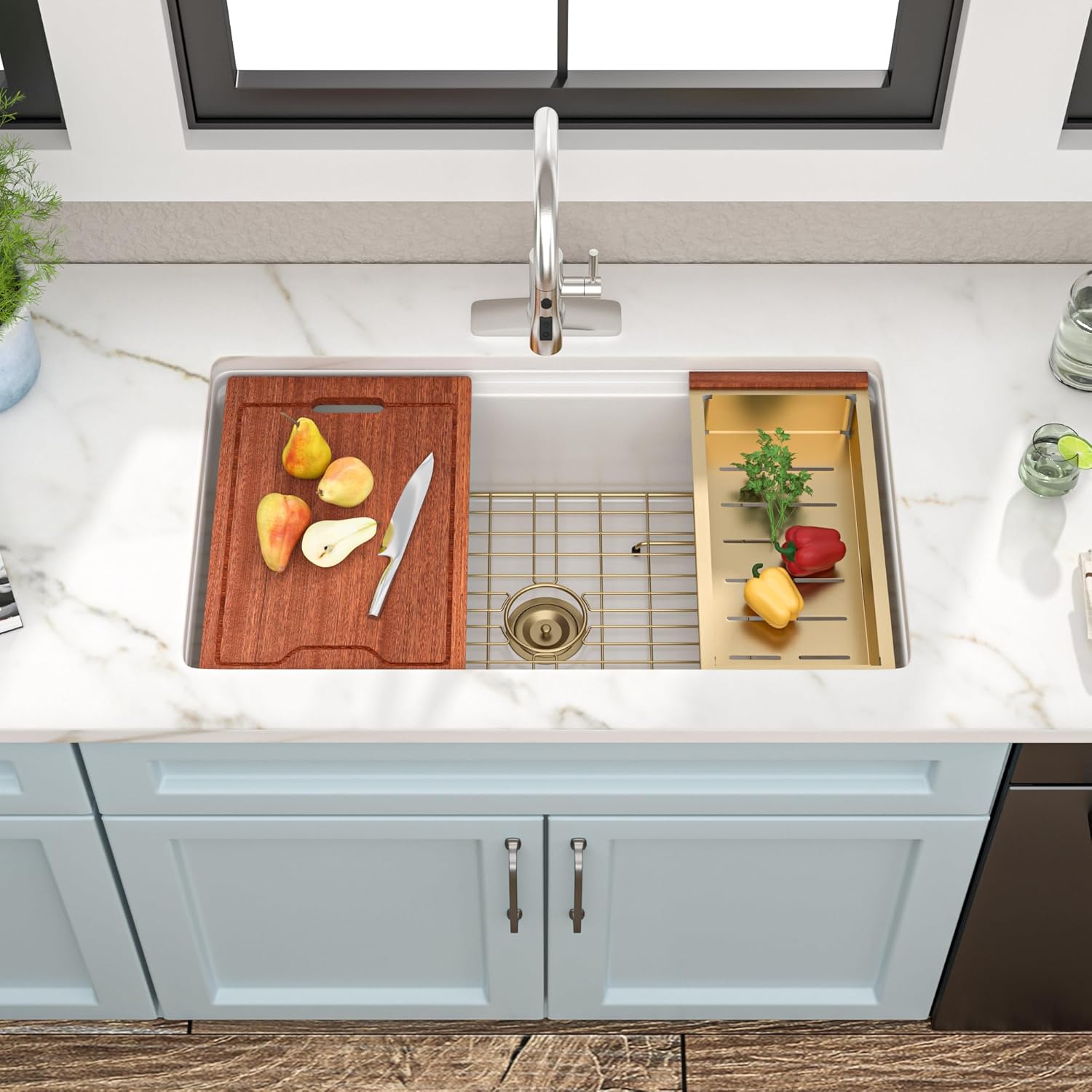 Step-by-step guide for Fulorni 33 inch fireclay sink worth it,should I buy a Fulorni fireclay sink,Fulorni vs other fireclay sinks,Fulorni 33 inch sink pros cons,best 33 inch undermount workstation sink,Fulorni fireclay sink honest assessment - complete tutorial