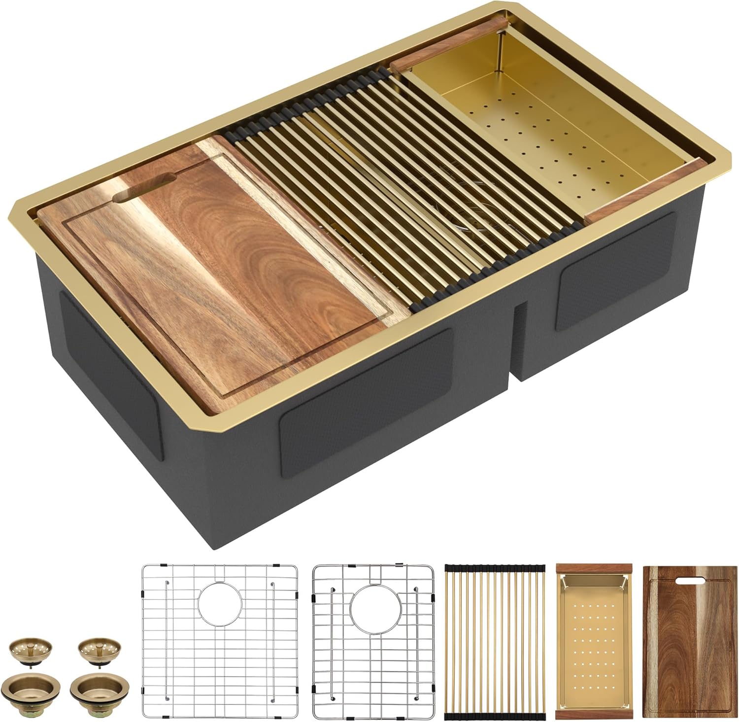 Fulorni 36 inch kitchen sink worth it,Fulorni 36 inch sink pros cons,best 36 inch undermount workstation sink,should I buy a Fulorni kitchen sink,Fulorni vs Kraus undermount sink,Fulorni gold sink worth buying - detailed features and technical specifications