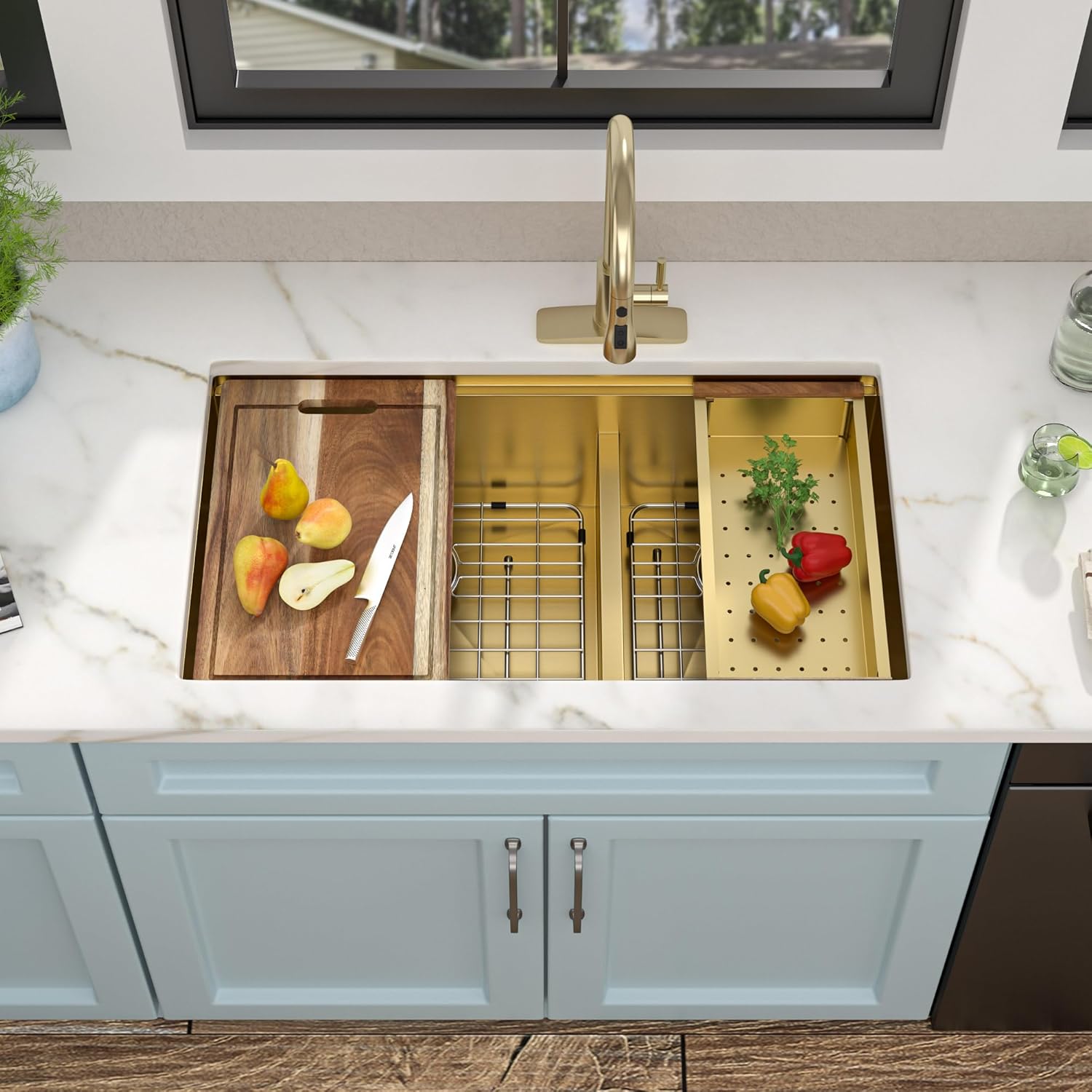 Step-by-step guide for Fulorni 36 inch kitchen sink worth it,Fulorni 36 inch sink pros cons,best 36 inch undermount workstation sink,should I buy a Fulorni kitchen sink,Fulorni vs Kraus undermount sink,Fulorni gold sink worth buying - complete tutorial