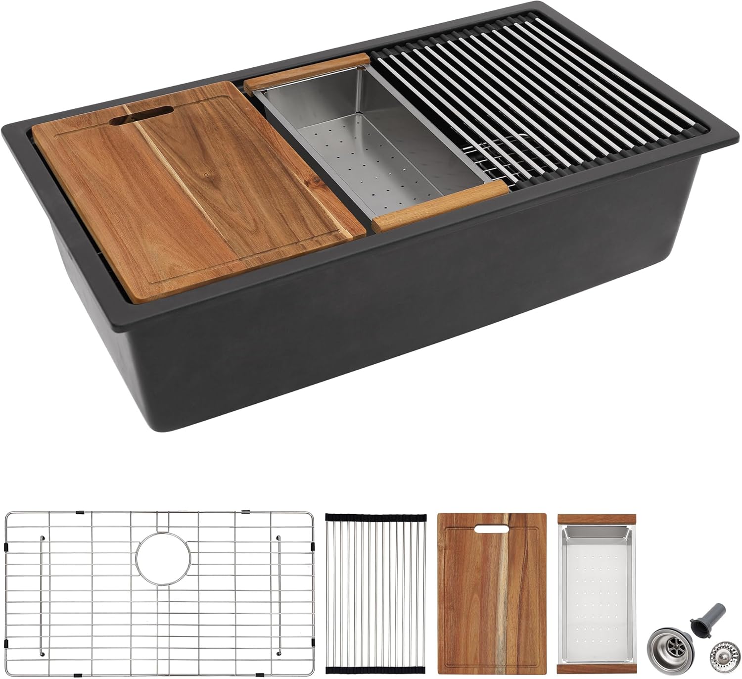 Fulorni granite composite sink worth it,best granite composite workstation sink,should I buy a Fulorni sink,Fulorni sink pros cons,undermount workstation sink worth buying,33 inch granite sink honest - detailed features and technical specifications