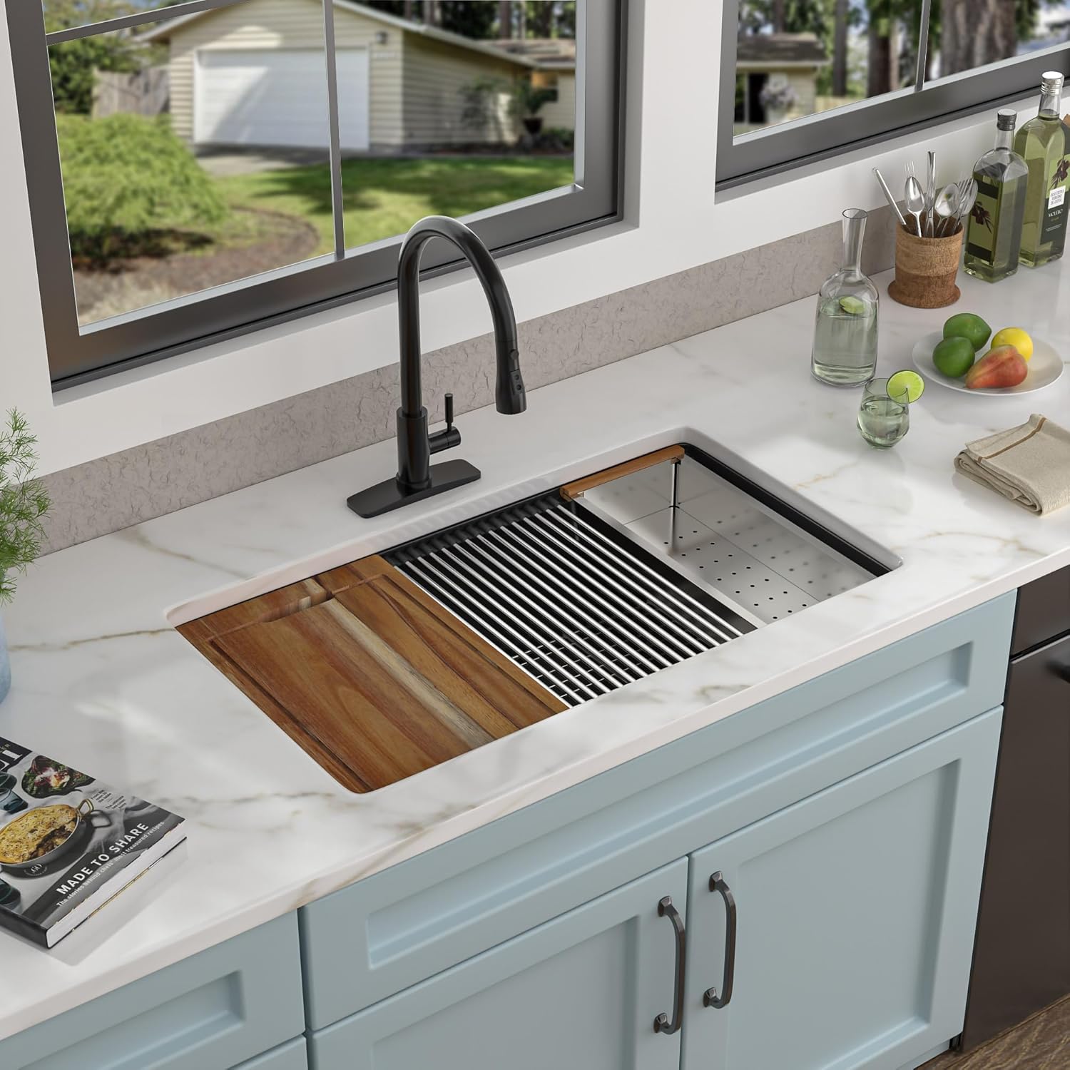 Fulorni granite composite sink worth it,best granite composite workstation sink,should I buy a Fulorni sink,Fulorni sink pros cons,undermount workstation sink worth buying,33 inch granite sink honest unboxing and complete package contents