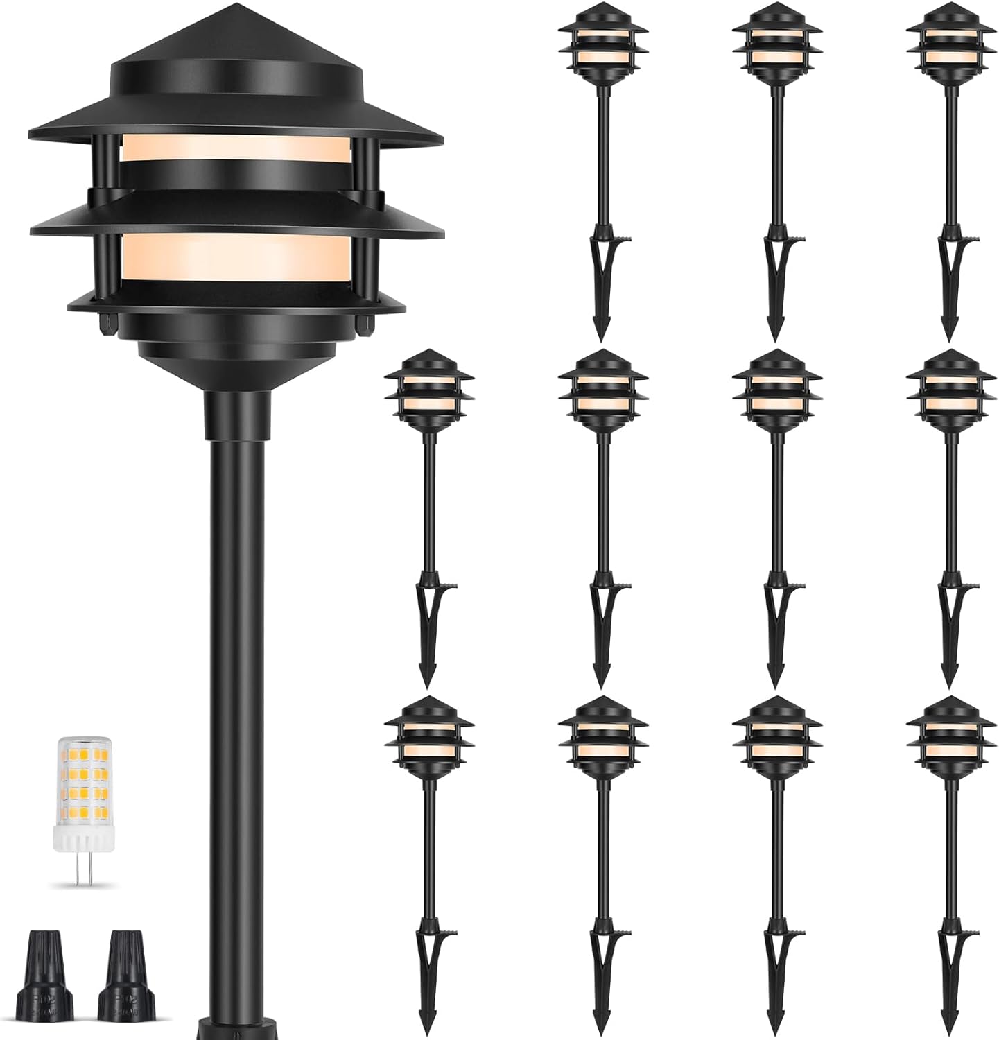 Gardencoin Pagoda pathway lights worth it,should I buy Gardencoin Pagoda lights,Gardencoin Pagoda vs other path lights,Gardencoin Pagoda pros cons,best low voltage pathway lighting,Gardencoin Pagoda honest assessment - detailed features and technical specifications