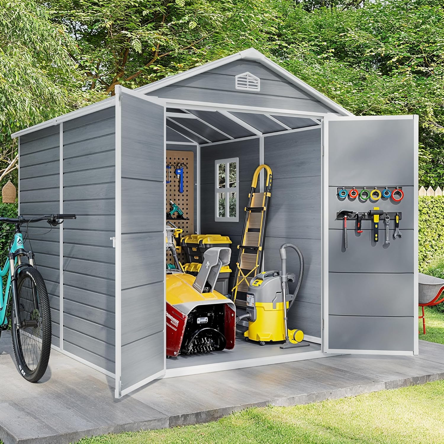 Gizoon 8x6 ft storage shed worth it,should I buy the Gizoon storage shed,Gizoon shed pros and cons,best 8x6 outdoor storage shed,Gizoon vs other resin sheds,Gizoon shed worth buying - detailed features and technical specifications