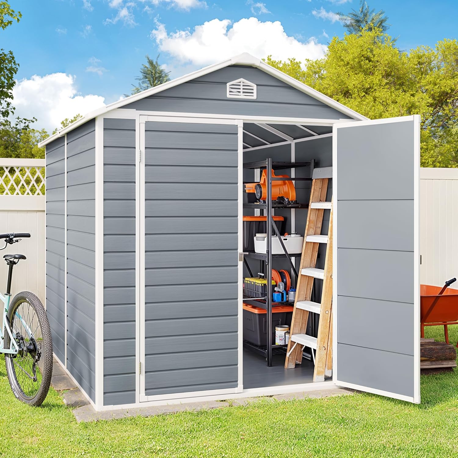 Gizoon 8x6 ft storage shed worth it,should I buy the Gizoon storage shed,Gizoon shed pros and cons,best 8x6 outdoor storage shed,Gizoon vs other resin sheds,Gizoon shed worth buying unboxing and complete package contents