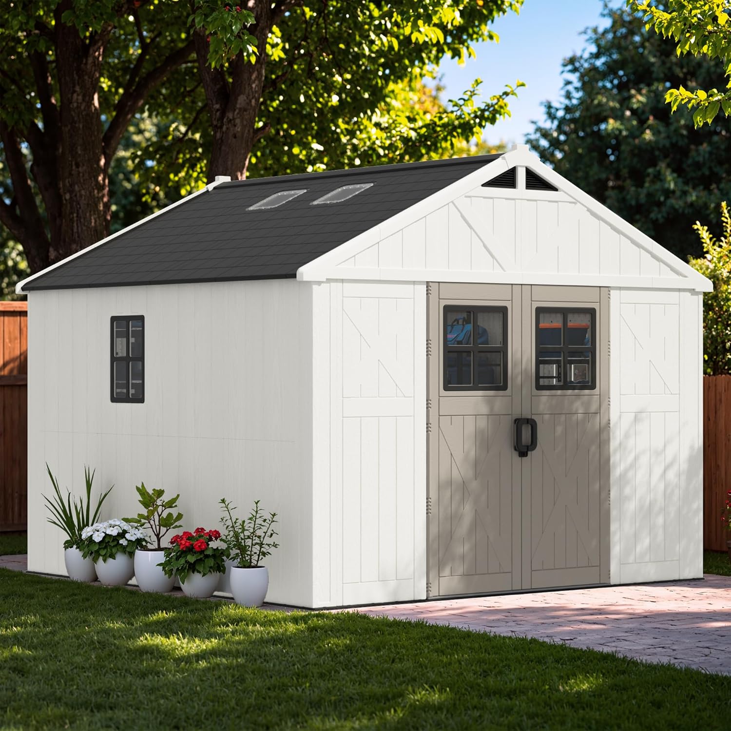 Greesum 10x10 shed worth buying,should I buy a Greesum shed,Greesum 10x10 vs other sheds,Greesum shed pros and cons,best blow-molded plastic shed,Greesum storage shed honest - detailed features and technical specifications