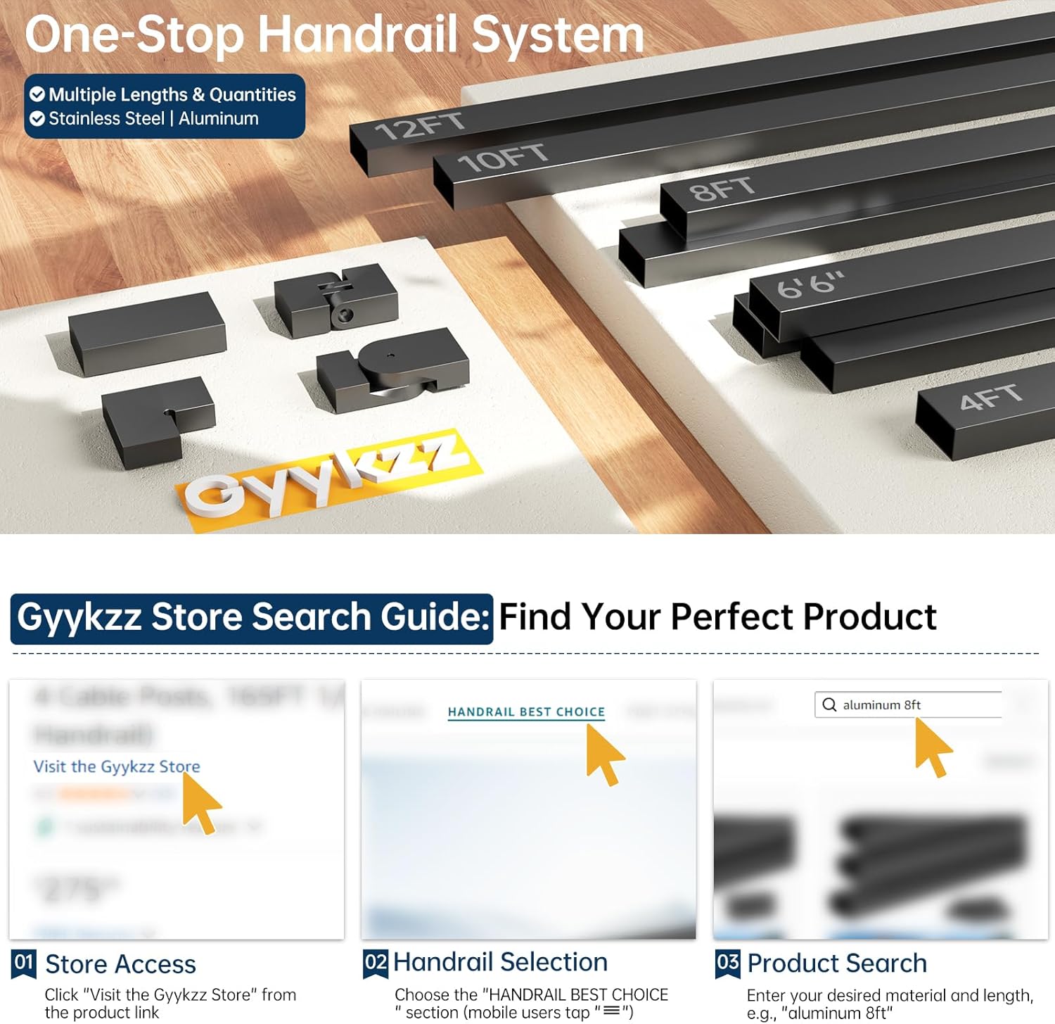 Step-by-step guide for Gyykzz aluminum handrail worth it,should I buy Gyykzz handrail,Gyykzz vs other aluminum handrails,Gyykzz handrail pros cons,best aluminum deck handrail,Gyykzz handrail worth buying - complete tutorial