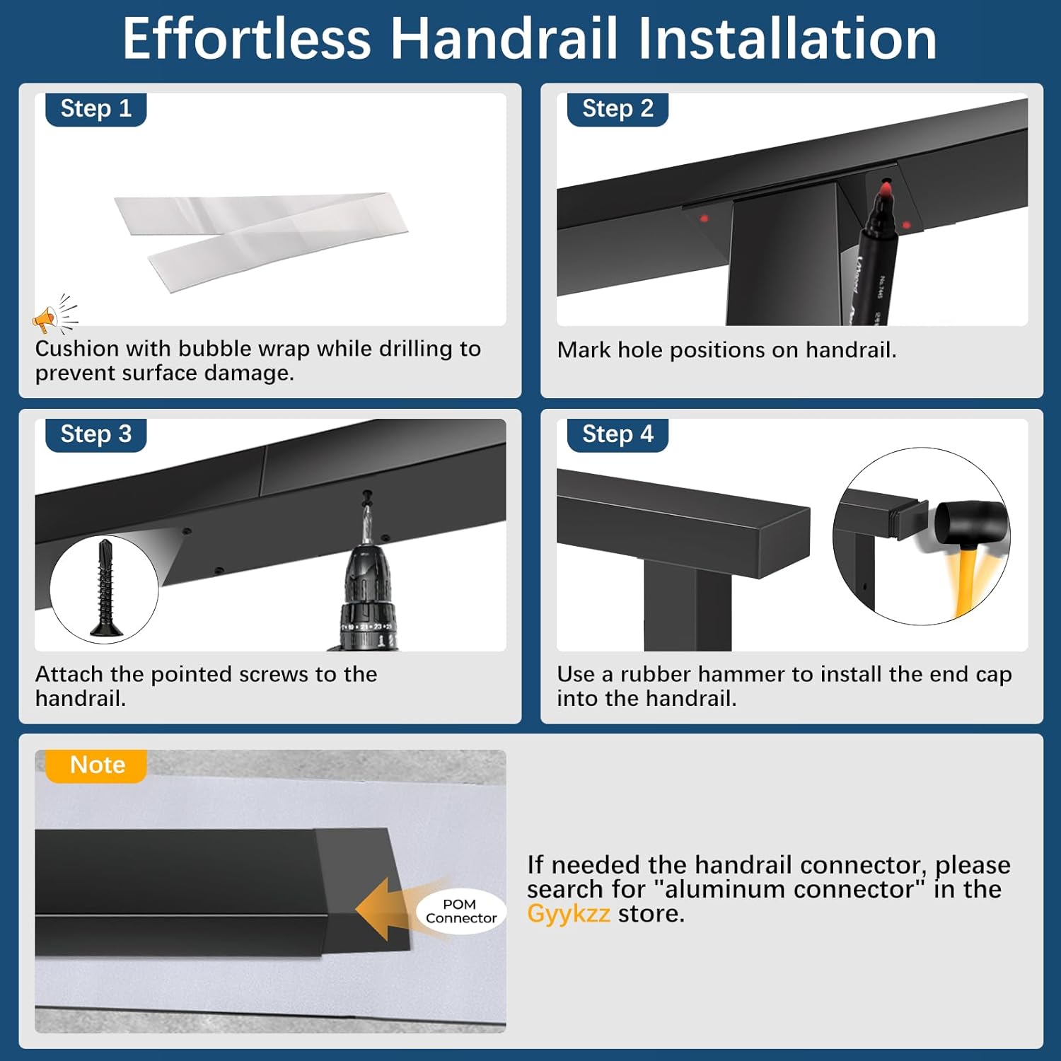 Gyykzz aluminum handrail worth it,should I buy Gyykzz handrail,Gyykzz vs other aluminum handrails,Gyykzz handrail pros cons,best aluminum deck handrail,Gyykzz handrail worth buying performance testing and real-world results