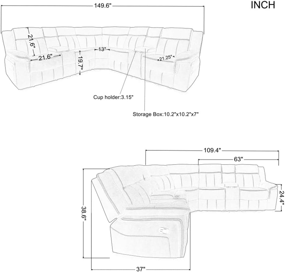 HSIJYGX sectional sofa worth it,should I buy HSIJYGX sofa,HSIJYGX sectional pros cons,HSIJYGX manual recliner quality,best manual reclining sectional,HSIJYGX sofa honest opinion unboxing and complete package contents