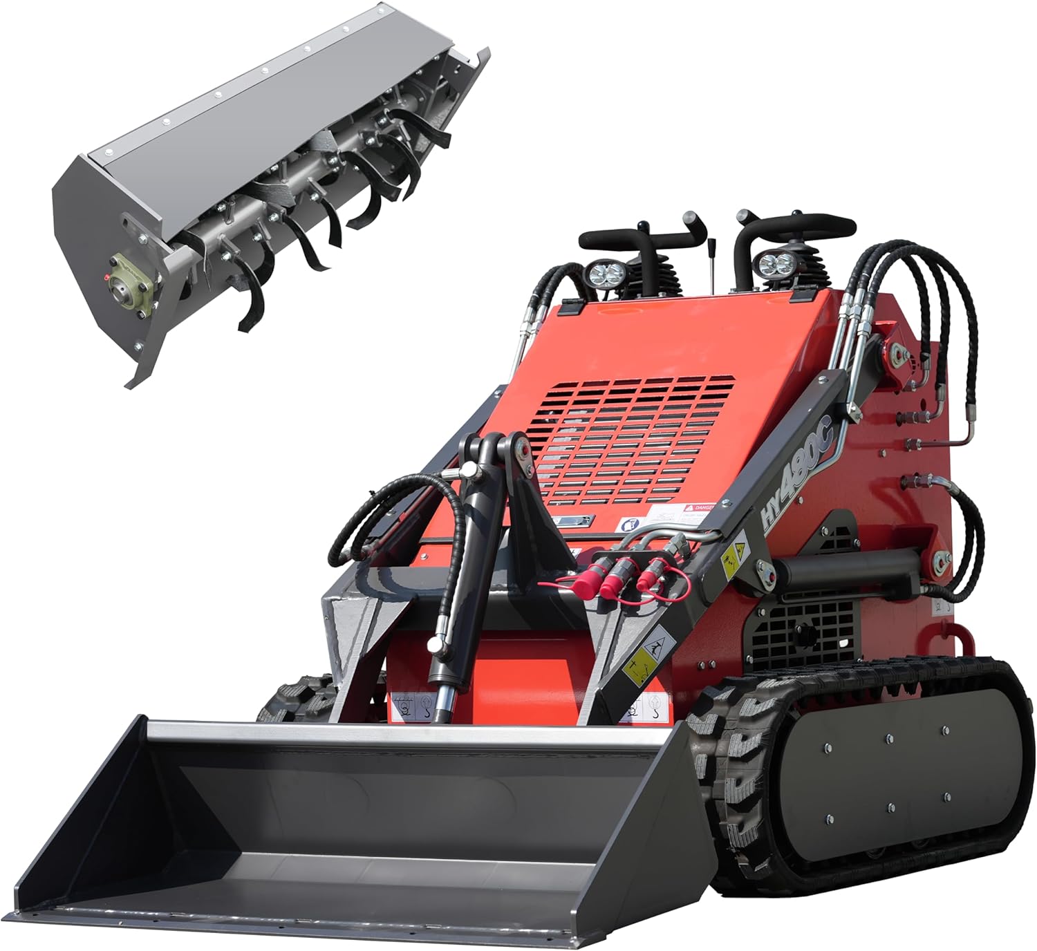 Step-by-step guide for HY480C mini skid steer worth it,should I buy a HY480C mini skid steer,HY480C vs other mini skid steers,HY480C pros and cons,HY480C mini loader honest,best mini skid steer with tiller - complete tutorial