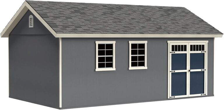 Reviews - Handy Home Products Beachwood 12x20 Shed Pros & Cons Honest Guide Image 1 of Handy Home Products Beachwood 12x20 shed