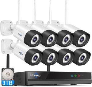 Image 1 of Hiseeu 5MP security camera system worth it
