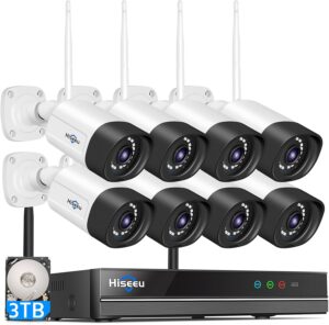 Image 1 of Hiseeu wireless security camera system worth it