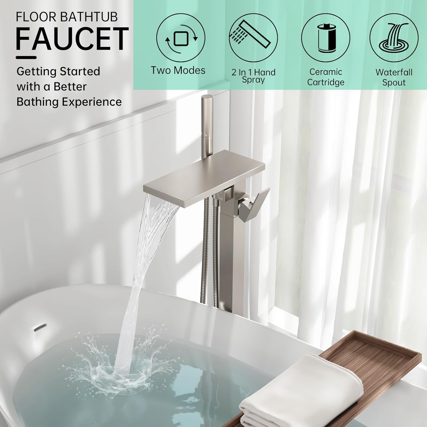 Step-by-step guide for Hoimpro floor mount tub faucet worth it,should I buy Hoimpro tub faucet,Hoimpro waterfall faucet pros cons,best floor mount bathtub filler,Hoimpro vs other tub faucets,Hoimpro faucet honest opinion - complete tutorial