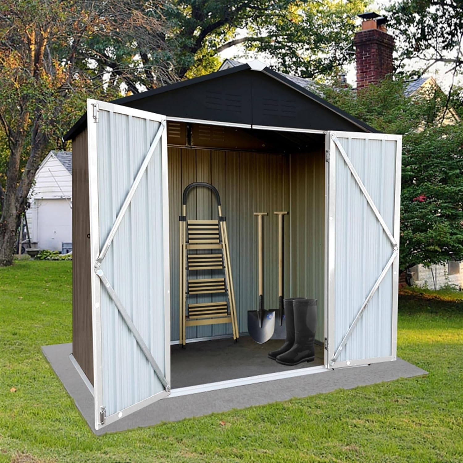 Step-by-step guide for IIPOSAQQ outdoor storage shed,should I buy IIPOSAQQ shed,best metal storage shed for garden,IIPOSAQQ 4x6 shed vs others,compact outdoor shed pros cons,small backyard tool shed worth it - complete tutorial