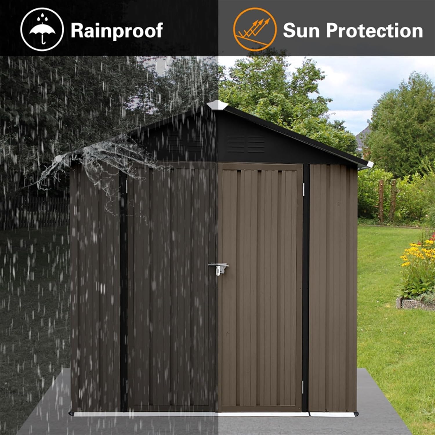 IIPOSAQQ outdoor storage shed,should I buy IIPOSAQQ shed,best metal storage shed for garden,IIPOSAQQ 4x6 shed vs others,compact outdoor shed pros cons,small backyard tool shed worth it performance testing and real-world results