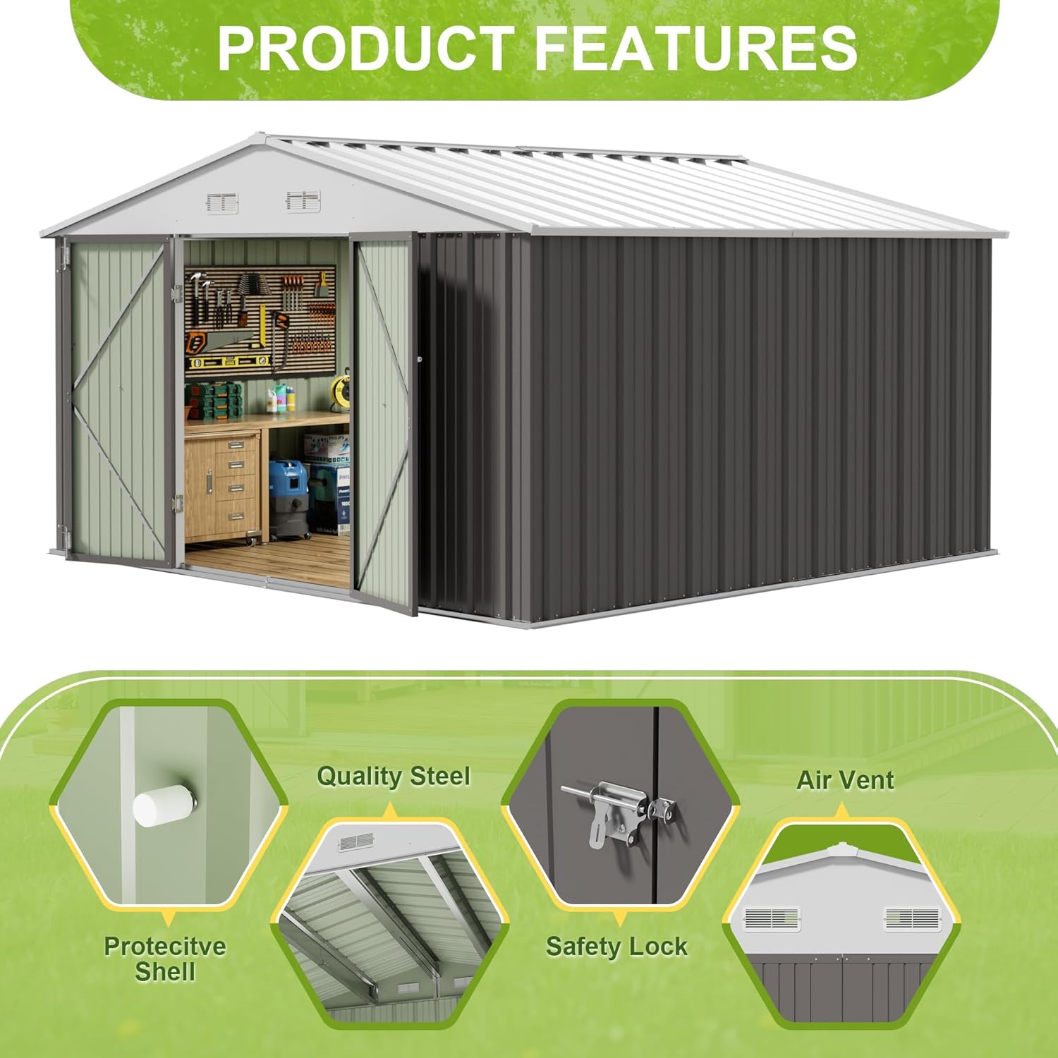 JUMMICO 10x10 shed worth it,should I buy JUMMICO shed,JUMMICO metal shed pros cons,best 10x10 outdoor storage shed,JUMMICO vs other sheds,10x10 metal shed worth buying performance testing and real-world results