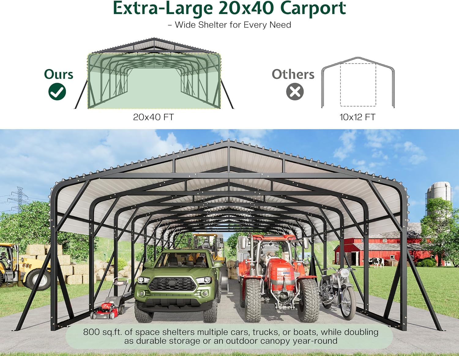 Step-by-step guide for Jocisland 20x40 metal carport worth it,should I buy Jocisland carport,Jocisland carport pros cons,best heavy duty carport,20x40 metal carport buying guide,Jocisland vs other carports - complete tutorial