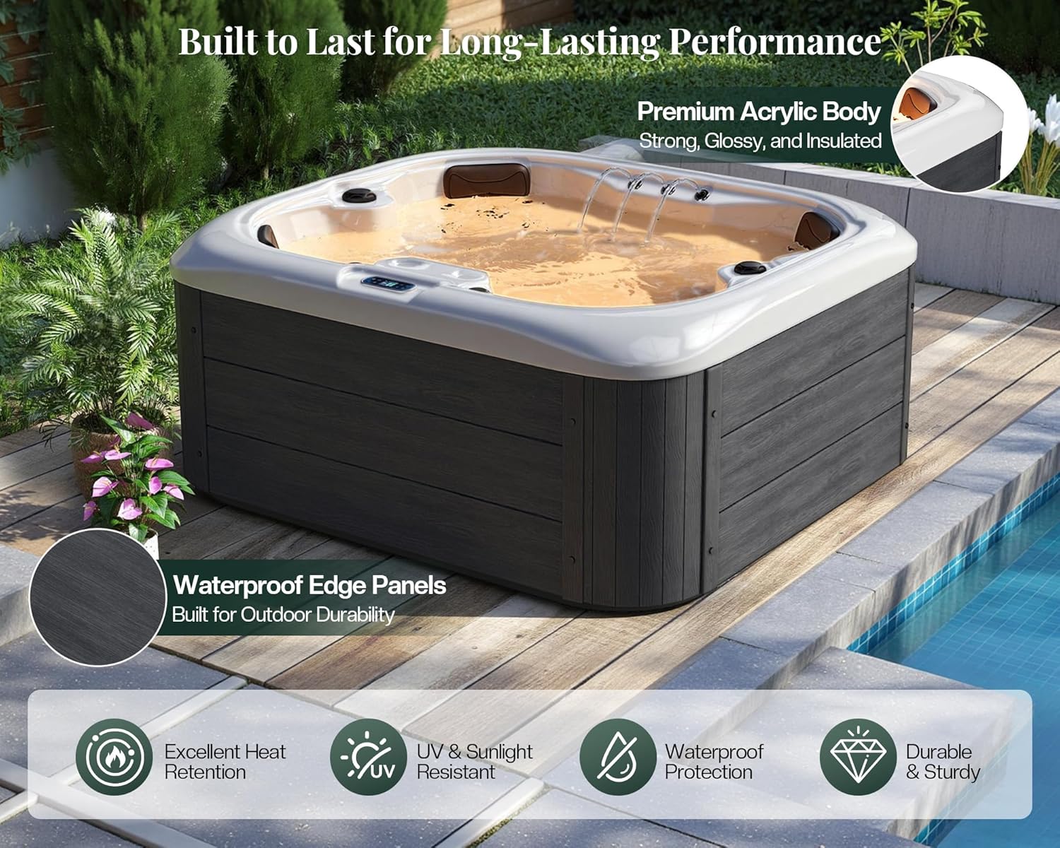 Jocisland 4 person hot tub worth it,should I buy Jocisland hot tub,Jocisland hot tub pros cons,best 4 person plug and play hot tub,Jocisland vs other hot tubs,Jocisland acrylic spa worth buying performance testing and real-world results