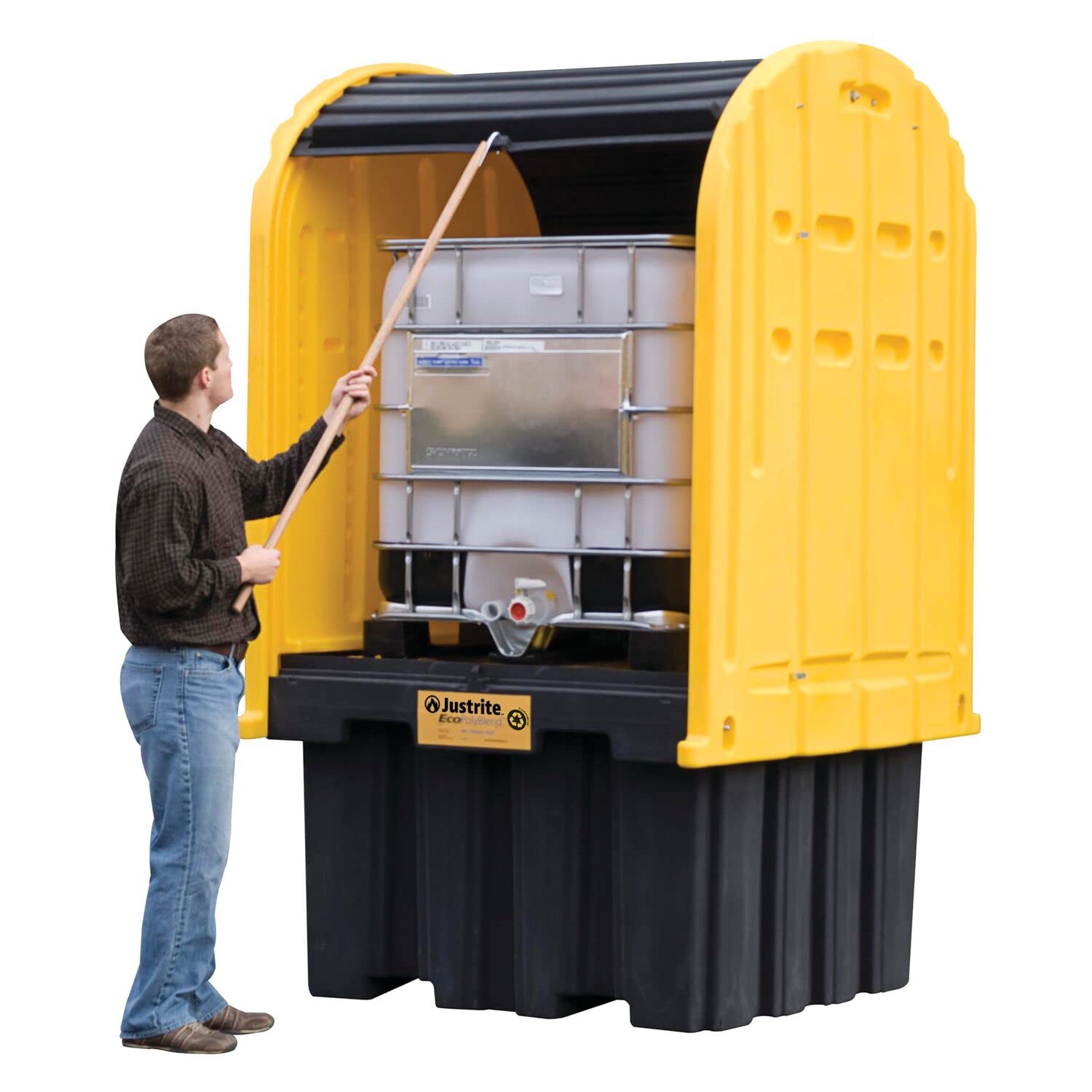 Justrite IBC Shed worth buying,should I buy Justrite IBC Shed,Justrite IBC Shed pros cons,best IBC storage shed,Justrite 28677 vs alternatives,IBC shed worth it performance testing and real-world results