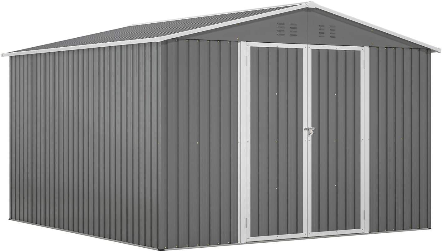 KCSWKJ 10x10 shed worth buying,should I buy a KCSWKJ metal shed,KCSWKJ shed pros and cons,best 10x10 outdoor storage shed,KCSWKJ vs other metal sheds,KCSWKJ shed honest assessment - detailed features and technical specifications