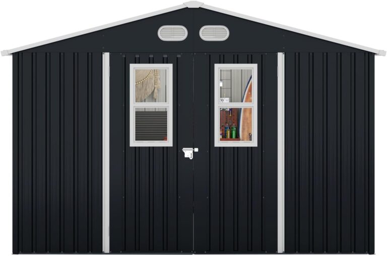 Reviews - KCSWKJ Metal Storage Shed Worth It? Honest Pros & Cons Image 1 of KCSWKJ metal storage shed worth it