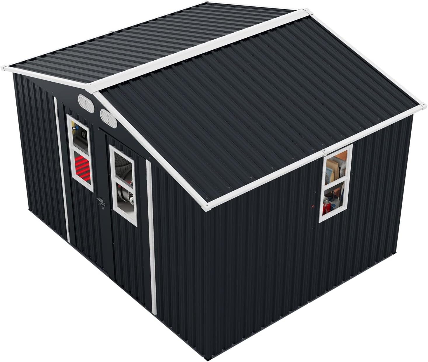 KCSWKJ metal storage shed worth it,should I buy KCSWKJ shed,KCSWKJ shed pros cons,best metal outdoor storage,KCSWKJ vs other sheds,8x10 metal shed worth buying unboxing and complete package contents