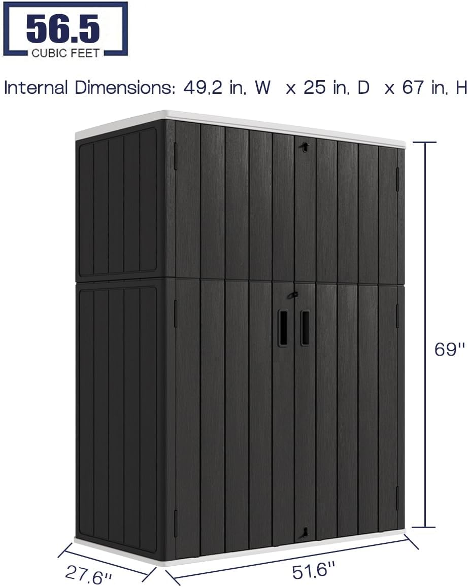KINYING vertical shed worth it,should I buy KINYING shed,KINYING vs Rubbermaid shed,KINYING 57 cu ft pros cons,best vertical outdoor storage,KINYING shed honest opinion performance testing and real-world results