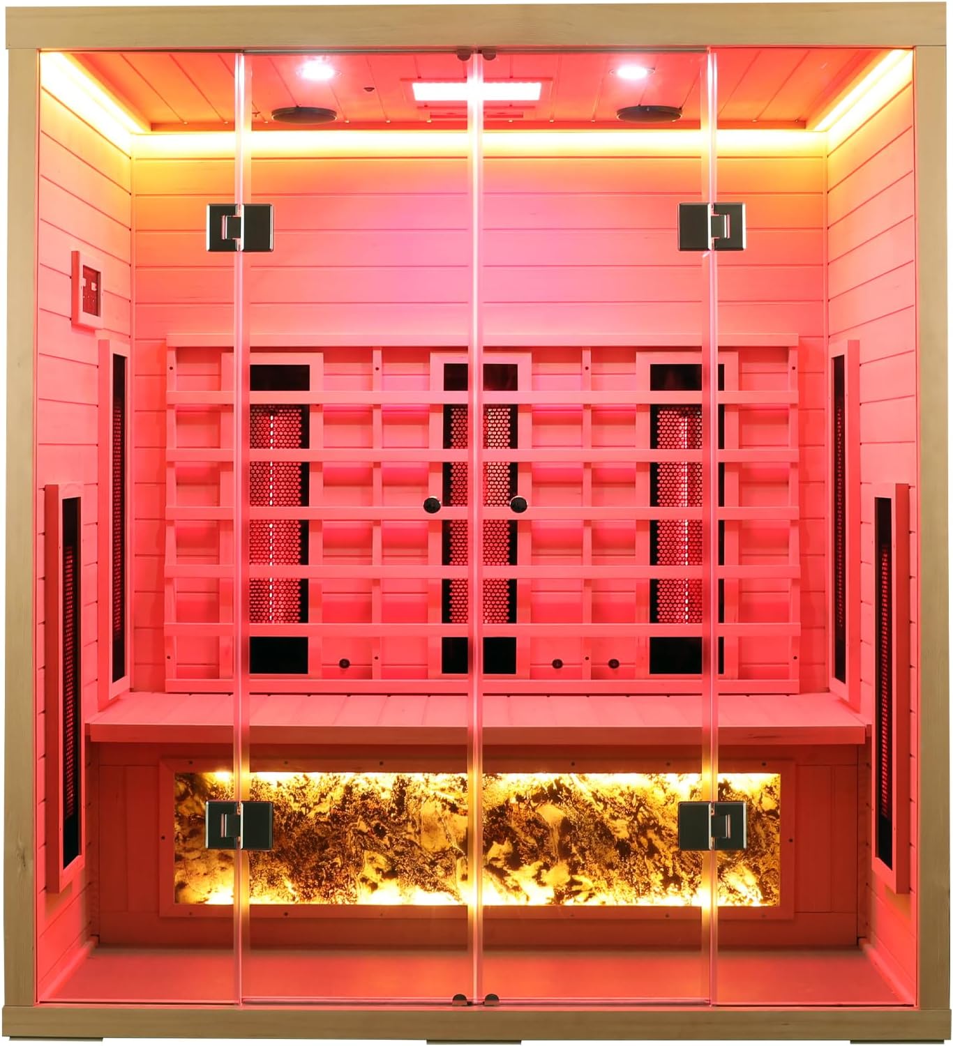 KUNSANA 3 person infrared sauna worth it,should I buy a KUNSANA sauna,3 person infrared sauna pros cons,best home infrared sauna with red light,ceramic infrared sauna worth buying,KUNSANA sauna vs competitors - detailed features and technical specifications