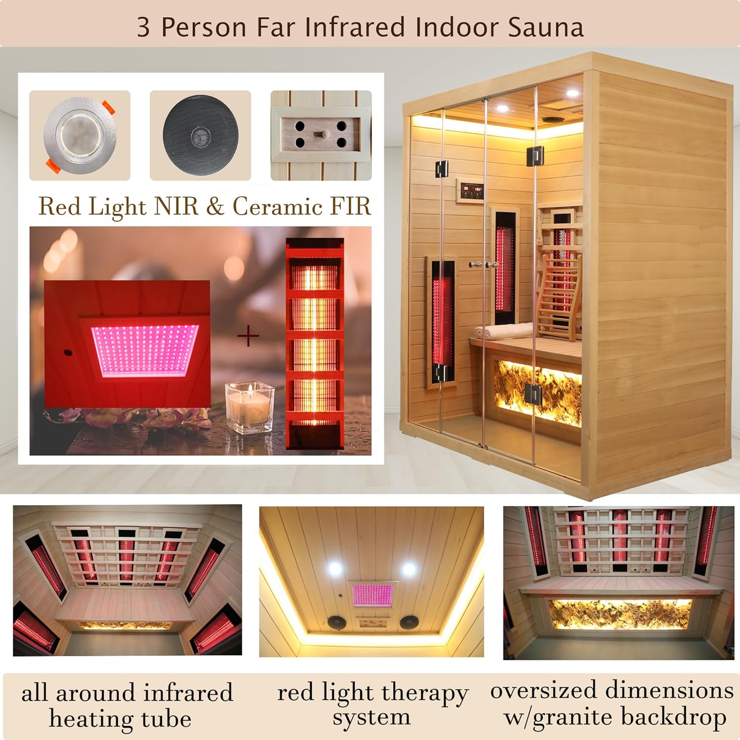 KUNSANA 3 person infrared sauna worth it,should I buy a KUNSANA sauna,3 person infrared sauna pros cons,best home infrared sauna with red light,ceramic infrared sauna worth buying,KUNSANA sauna vs competitors unboxing and complete package contents