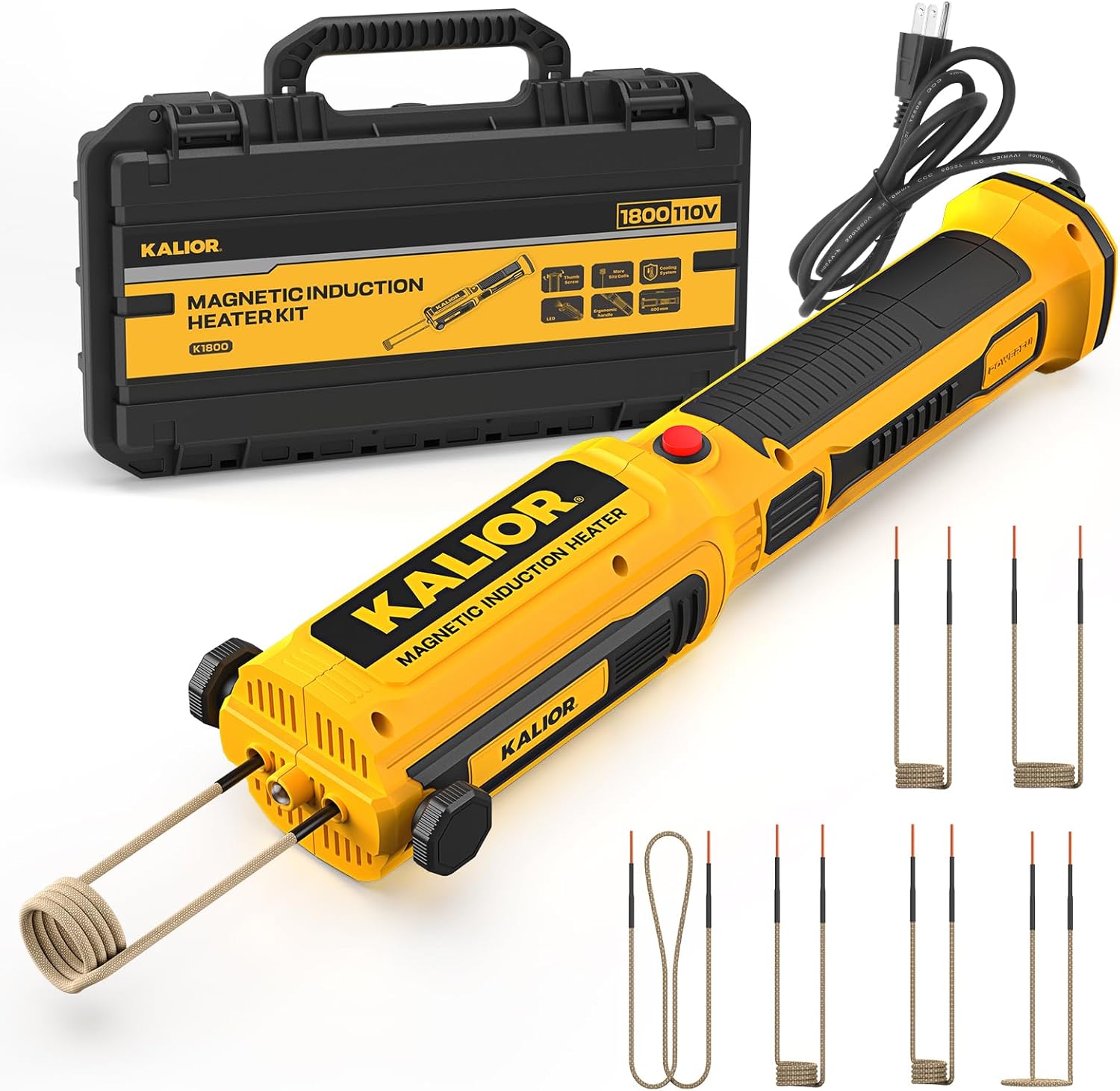 Kalior induction heater worth buying,should I buy a Kalior induction heater,induction heater pros and cons,best induction heater for mechanics,Kalior 1800W vs alternatives,induction heater for rusted bolts - detailed features and technical specifications