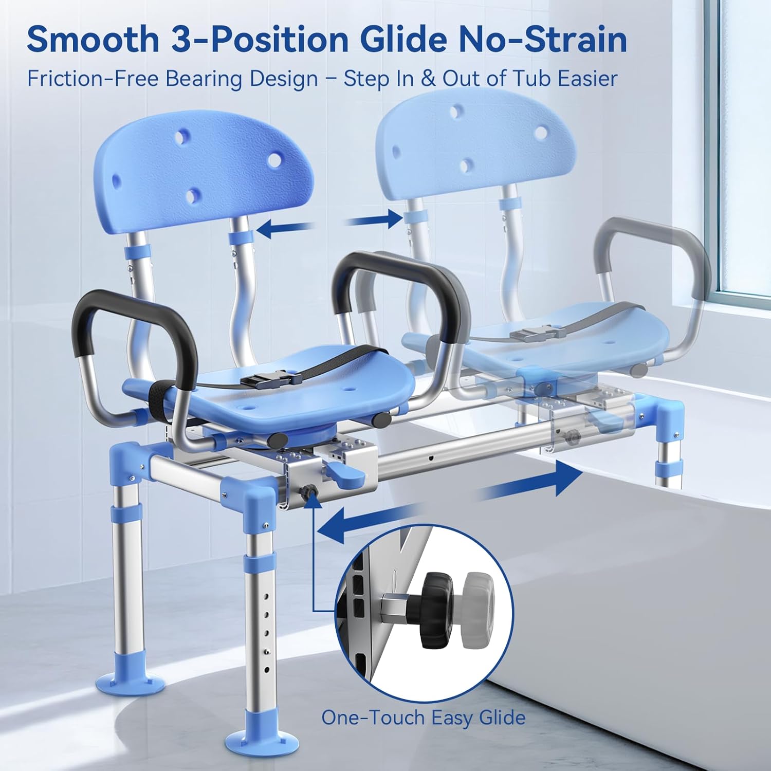 KingPavonini sliding shower chair worth it,should I buy KingPavonini shower bench,KingPavonini vs other transfer benches,KingPavonini 550lb bench pros cons,best heavy duty sliding shower chair,KingPavonini transfer bench honest performance testing and real-world results