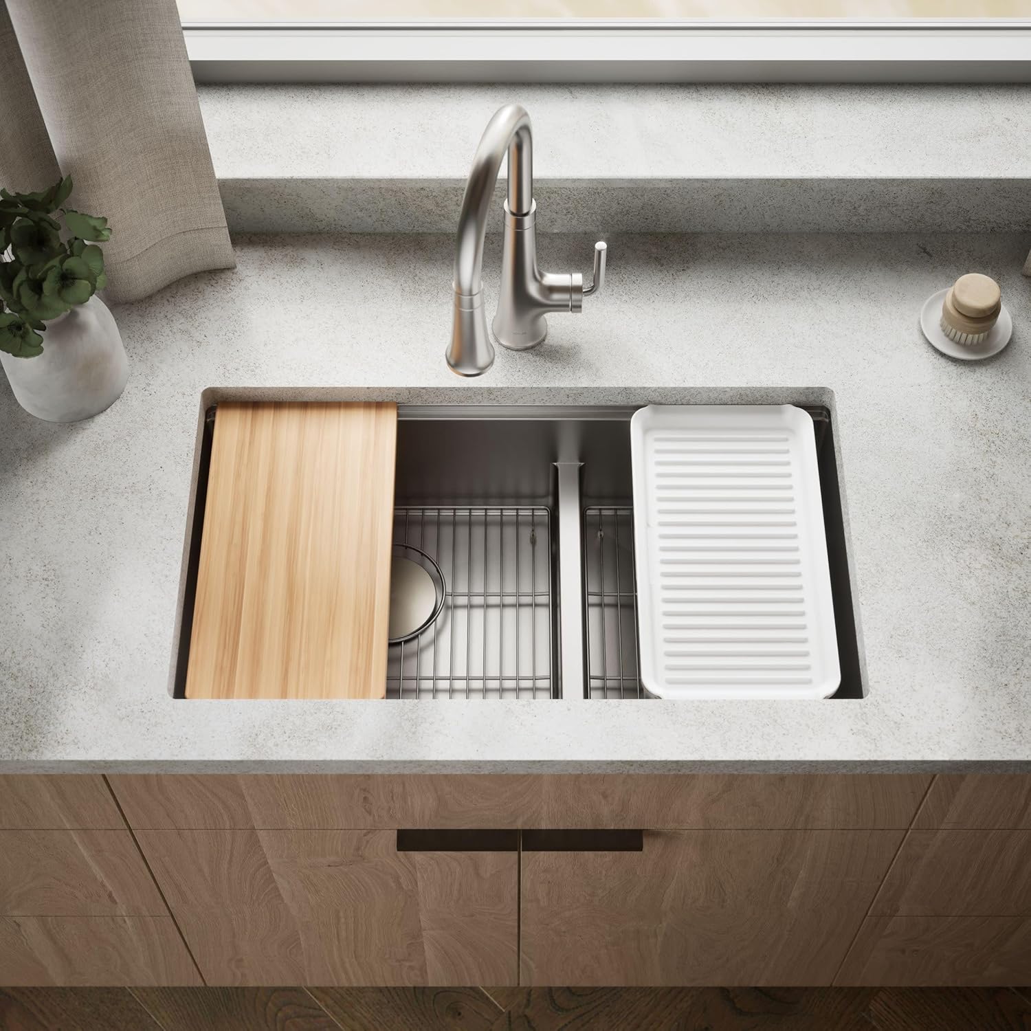 Kohler Strive 32 sink worth it,Kohler Strive 32 pros cons,should I buy Kohler Strive sink,Kohler Strive vs other workstations,Kohler Strive 32 honest opinion,best undermount workstation sink unboxing and complete package contents