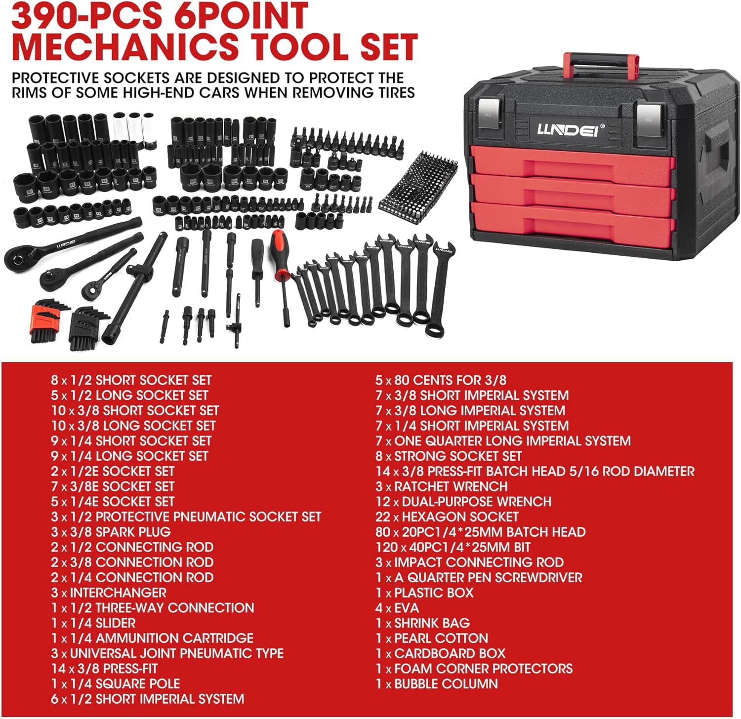 LLNDEI mechanics tool set worth it,should I buy LLNDEI tool set,LLNDEI 390 piece set pros cons,best mechanics tool kit for DIY,LLNDEI vs other tool brands,LLNDEI tool set worth buying unboxing and complete package contents