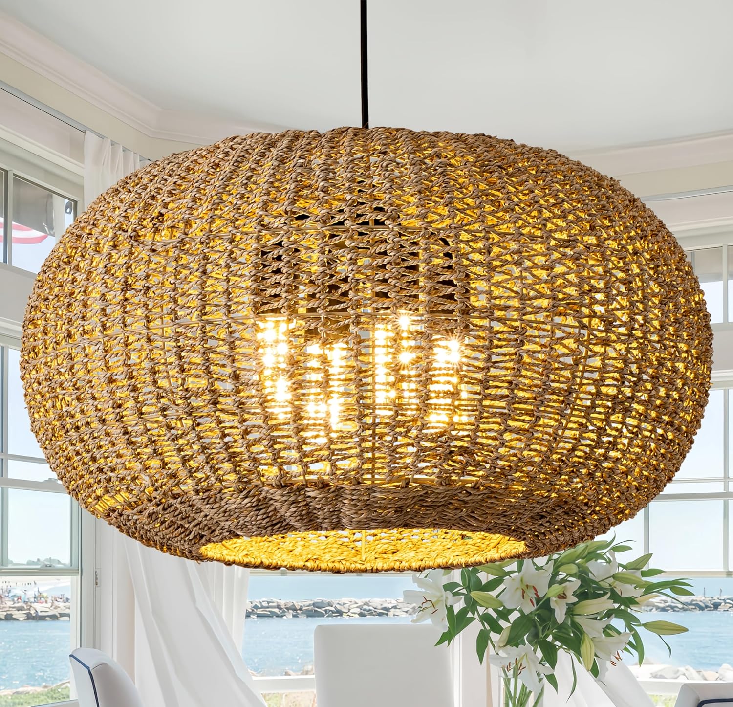 LUJOGUID rattan chandelier worth it,should I buy LUJOGUID rattan chandelier,LUJOGUID vs other rattan lights,LUJOGUID rattan chandelier pros cons,best large rattan pendant light,LUJOGUID rattan light honest - detailed features and technical specifications