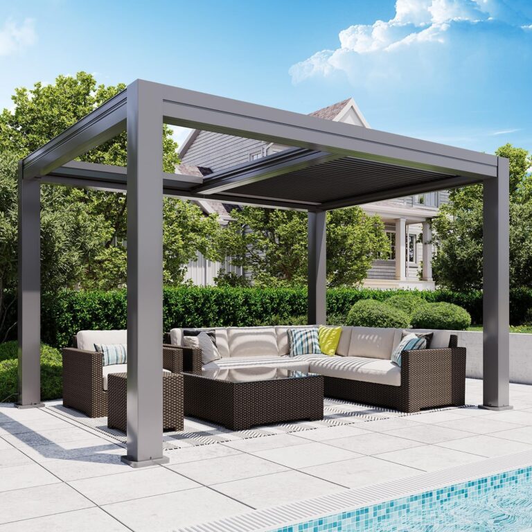 Image 1 of MELLCOM electric retractable pergola worth it