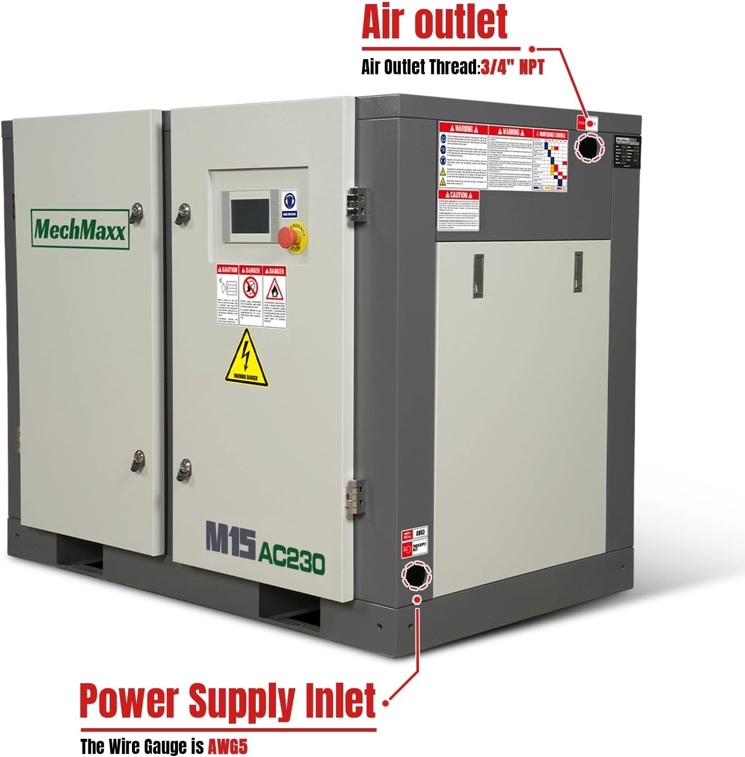 MechMaxx M15AC230 worth buying,should I buy MechMaxx M15AC230,MechMaxx 15HP compressor pros cons,MechMaxx vs industrial air compressors,MechMaxx M15AC230 honest analysis,best 45 CFM rotary screw compressor unboxing and complete package contents